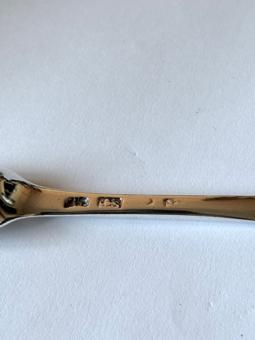GEORGE III STERLING SILVER DOUBLEENDED MARROW SCOOP ORLANDO JACKSON LONDON 1775 - ADDITIONAL PHOTO 5