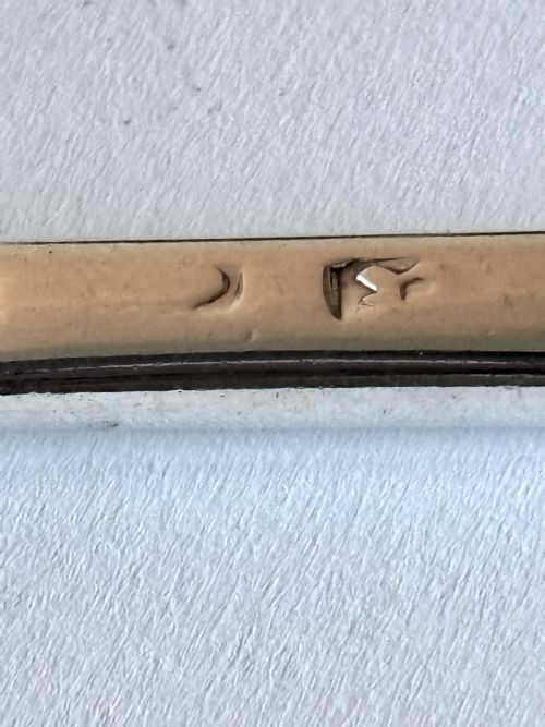 GEORGE III STERLING SILVER DOUBLEENDED MARROW SCOOP ORLANDO JACKSON LONDON 1775 - ADDITIONAL PHOTO 7
