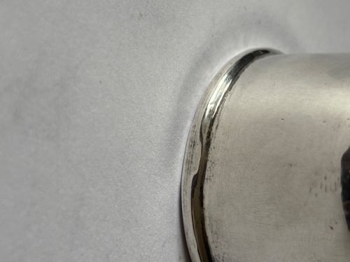 WWI NOVELTY SILVER TRAVELLING INKWELL SHELL BULLET FORM 1919 THOMAS WILKINSON - ADDITIONAL PHOTO 9