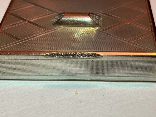 VAN CLEEF ARPELS ART DECO DIAMOND ROSE GOLD BOX C1930 - ADDITIONAL PHOTO 4