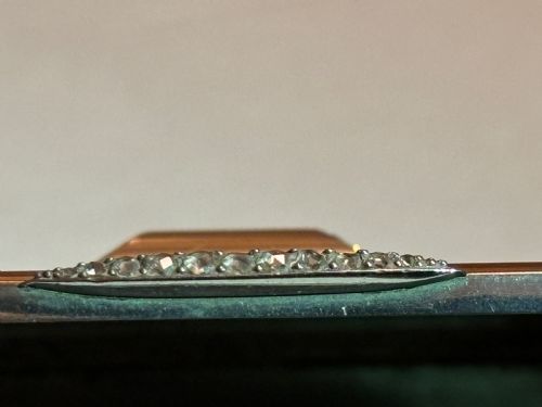 VAN CLEEF ARPELS ART DECO DIAMOND ROSE GOLD BOX C1930 - ADDITIONAL PHOTO 5