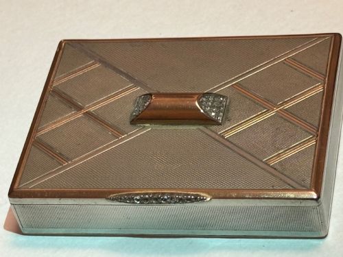 VAN CLEEF ARPELS ART DECO DIAMOND ROSE GOLD BOX C1930 - ADDITIONAL PHOTO 11