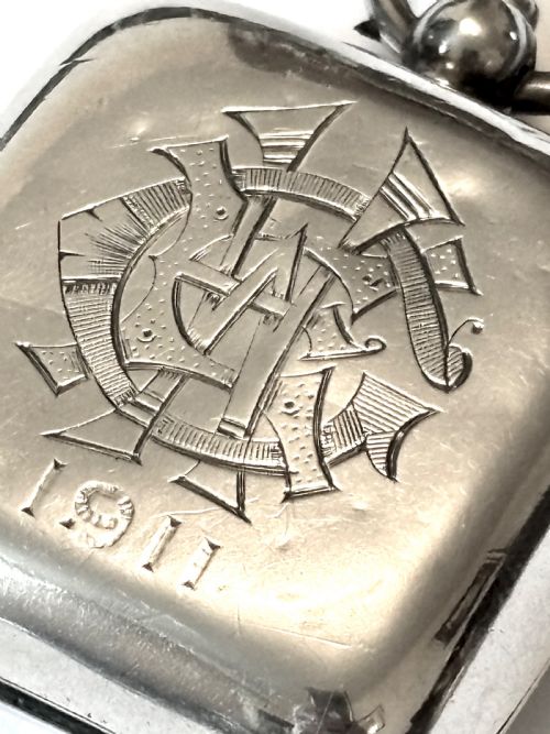 EDWARDIAN SILVER SOVEREIGN CASE CHESTER 1907 BY JAMES DEAKIN SONS - ADDITIONAL PHOTO 4