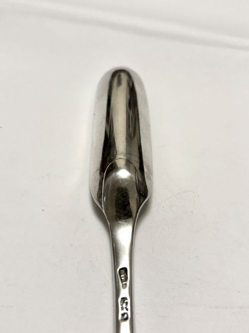 GEORGE III STERLING SILVER MARROW SCOOP THOMAS TOOKEY LONDON 1778 - ADDITIONAL PHOTO 6