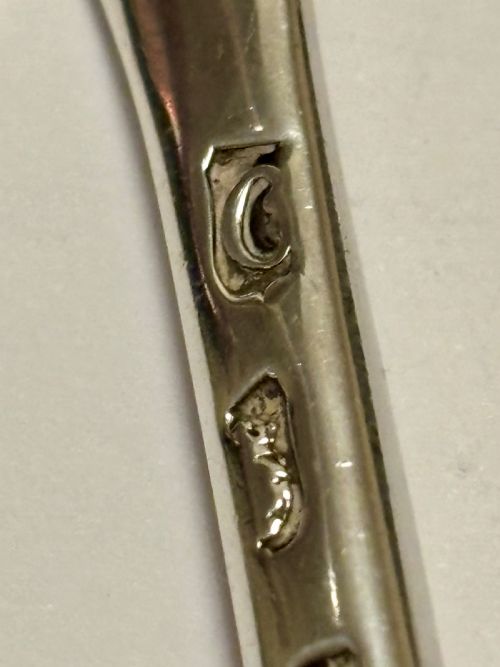 GEORGE III STERLING SILVER MARROW SCOOP THOMAS TOOKEY LONDON 1778 - ADDITIONAL PHOTO 10