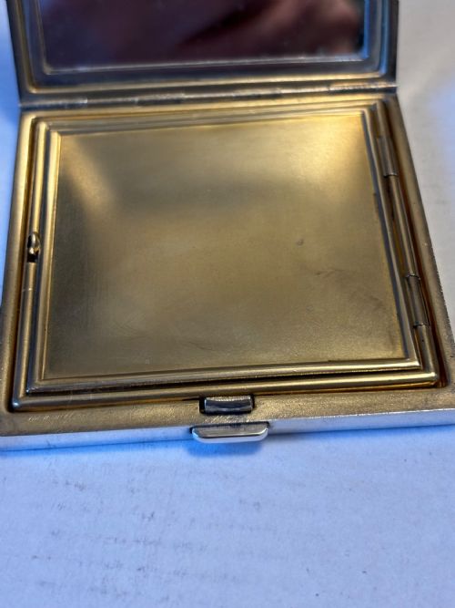 ART DECO STERLING SILVER LADIES COMPACT DEAKIN FRANCIS LTD 1924 - ADDITIONAL PHOTO 7