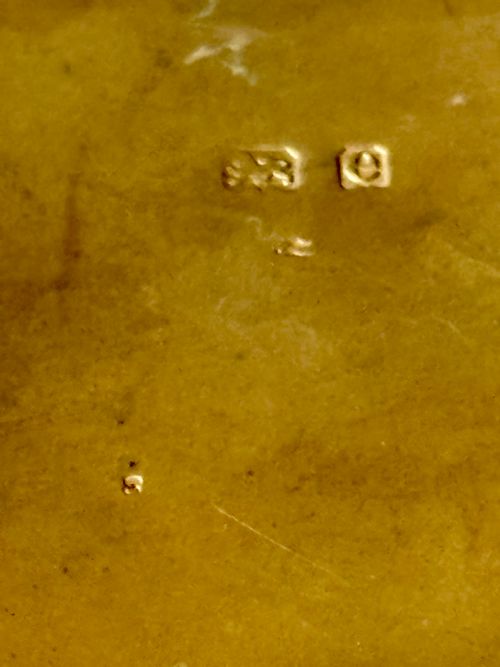 EDWARDIAN SILVER GILT CIGARETTE CASE WITH LION CREST BOARDMAN GLOSSOP CO 1904 - ADDITIONAL PHOTO 11