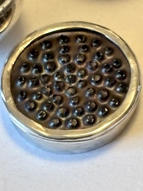 GEORGE III SILVER EGG SHAPED NUTMEG GRATER BIRMINGHAM 1791 SAMUEL MERITON II - ADDITIONAL PHOTO 8