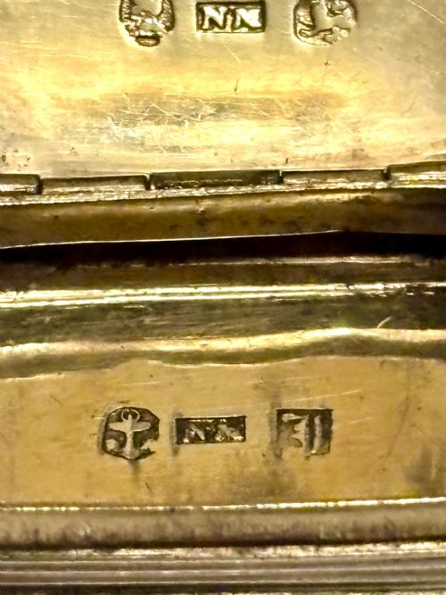 WILLIAM IV VINAIGRETTE NATHANIEL MILLS BIRMINGHAM 1832 - ADDITIONAL PHOTO 1