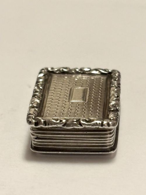 WILLIAM IV VINAIGRETTE NATHANIEL MILLS BIRMINGHAM 1832 - ADDITIONAL PHOTO 7