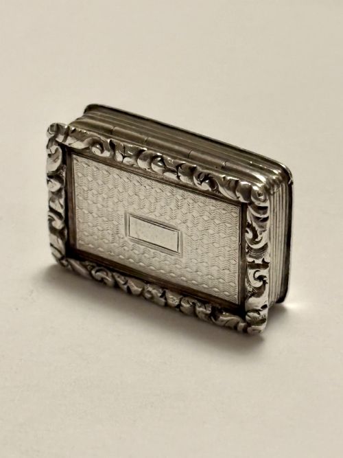 WILLIAM IV VINAIGRETTE NATHANIEL MILLS BIRMINGHAM 1832 - ADDITIONAL PHOTO 9