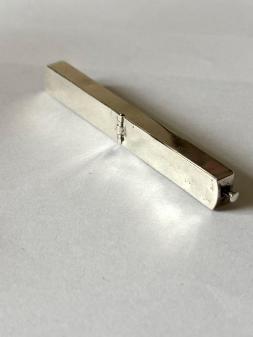 GEORGE III STERLING SILVER TOOTHPICK TOOTH POWDER CASE BOX JOHN THORNTON 1799 - ADDITIONAL PHOTO 6