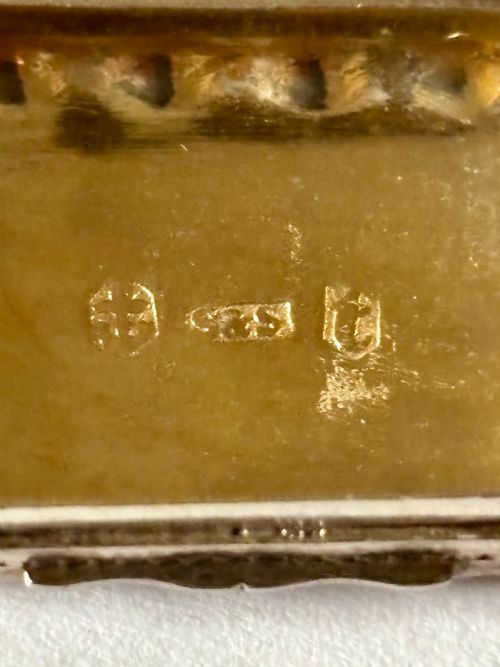 GEORGE III SILVER GILT VINAIGRETTE BIRMINGHAM 1817 T SIMPSON SON - ADDITIONAL PHOTO 5