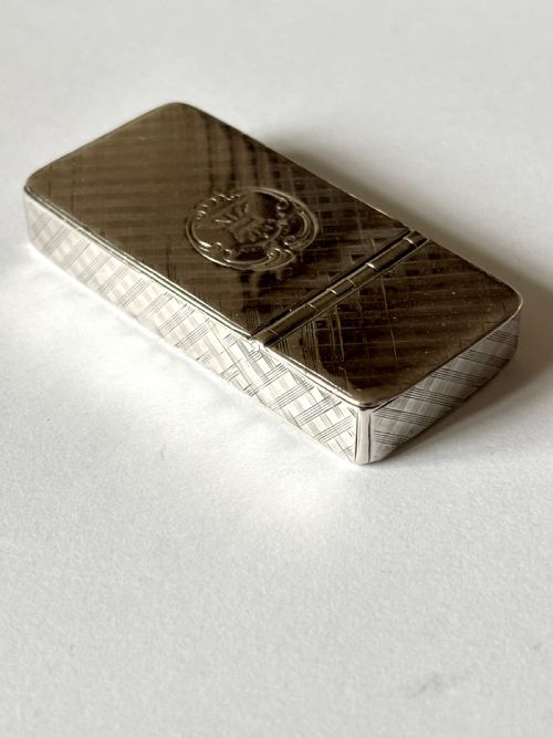 ANTIQUE SILVER VICTORIAN DOUBLE COMPARTMENT SNUFF VESTA NATHANIEL MILLS 1848 - ADDITIONAL PHOTO 10