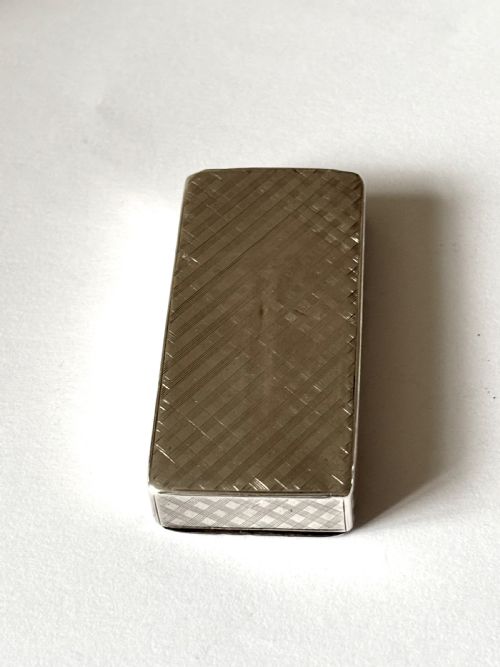 ANTIQUE SILVER VICTORIAN DOUBLE COMPARTMENT SNUFF VESTA NATHANIEL MILLS 1848 - ADDITIONAL PHOTO 13