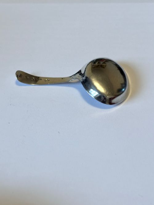 GEORGE III SILVER BRIGHTCUT CADDY SPOON JOSEPH TAYLOR BIRMINGHAM 1796 - ADDITIONAL PHOTO 10