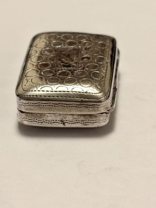 GEORGE III SILVER GILT VINAIGRETTE BIRMINGHAM 1814 JOHN SHAW BUBBLE DESIGN - ADDITIONAL PHOTO 5