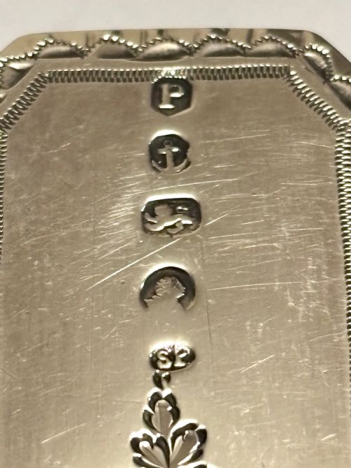 GEORGE III STERLING SILVER TOOTHPICK HOLDER CASE BOX SAMUEL PEMBERTON 1813 - ADDITIONAL PHOTO 1