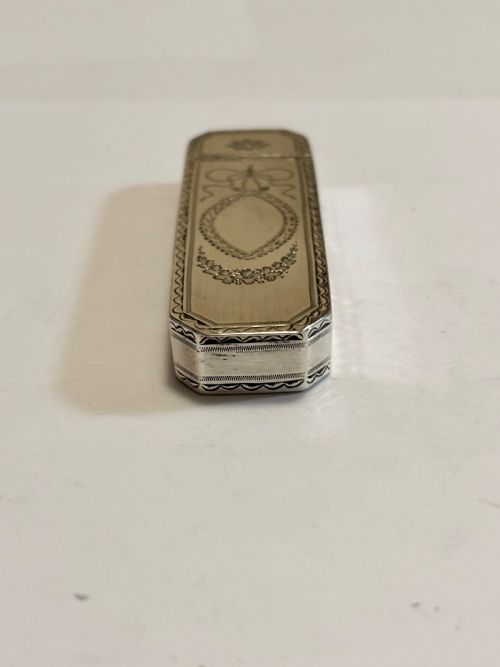 GEORGE III STERLING SILVER TOOTHPICK HOLDER CASE BOX SAMUEL PEMBERTON 1813 - ADDITIONAL PHOTO 8