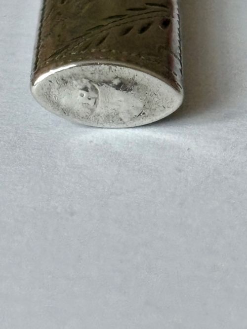 GEORGE III STERLING SILVER NEEDLE CASE BODKIN BOTH SAMUEL PEMBERTON C1792 - ADDITIONAL PHOTO 2
