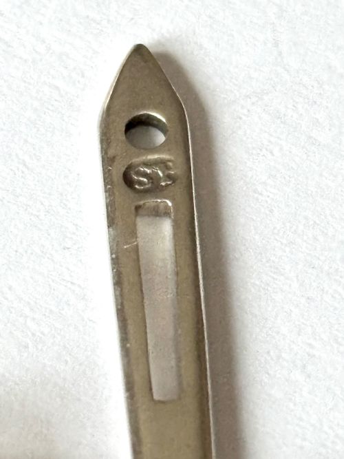 GEORGE III STERLING SILVER NEEDLE CASE BODKIN BOTH SAMUEL PEMBERTON C1792 - ADDITIONAL PHOTO 3