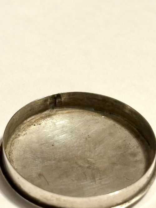 ANTIQUE GEORGE III STERLING SILVER PATCH PILL BOX BIRMINGHAM 1795 JOSEPH TAYLOR - ADDITIONAL PHOTO 9