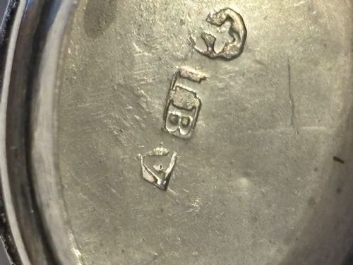 ANTIQUE GEORGE III STERLING SILVER PATCH PILL BOX BIRMINGHAM 1793 MAKER IB - ADDITIONAL PHOTO 4