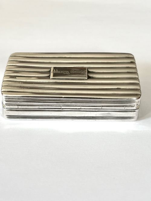 GEORGE III SILVER GILT SNUFF BOX BIRMINGHAM 1810 BY MATTHEW LINWOOD - ADDITIONAL PHOTO 4