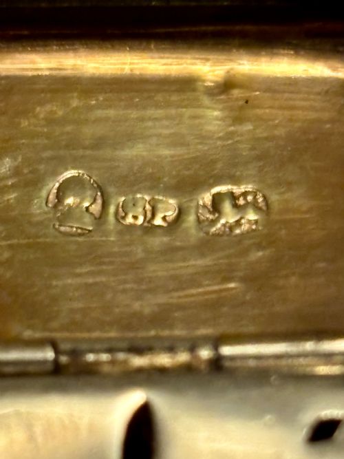 GEORGE III SILVER GILT VINAIGRETTE BIRMINGHAM 1811 SAMUEL PEMBERTON - ADDITIONAL PHOTO 6
