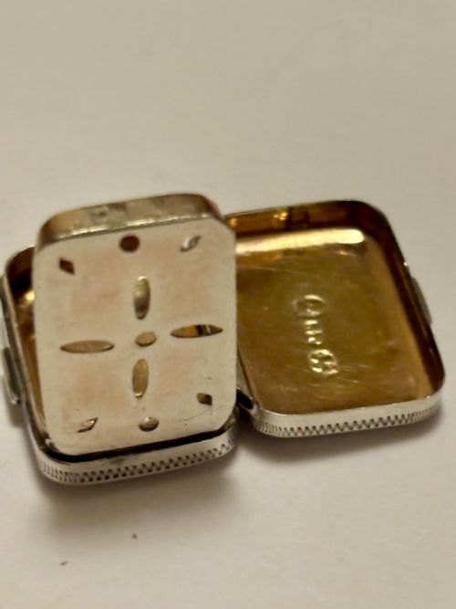 GEORGE III SILVER GILT VINAIGRETTE BIRMINGHAM 1811 SAMUEL PEMBERTON - ADDITIONAL PHOTO 9