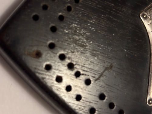VICTORIAN STERLING SILVER DETAILED EBONY NOVELTY CRIBBAGE BOARD BHAM 1900 W CO - ADDITIONAL PHOTO 10