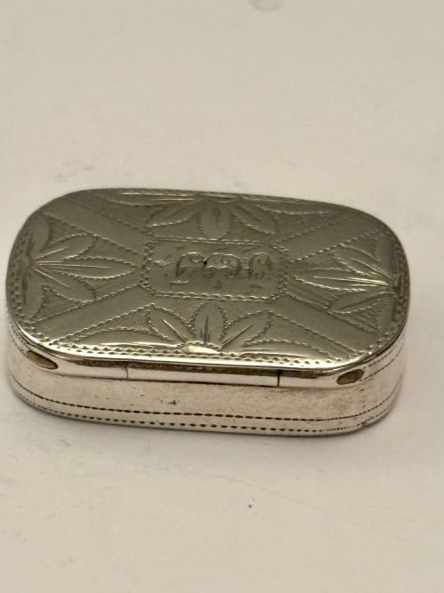 GEORGE III STERLING SILVER PATCH PILL BOX JOSEPH TAYLOR BIRMINGHAM 1810 - ADDITIONAL PHOTO 5