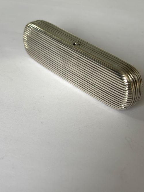 GEORGE III STERLING SILVER TOOTHPICK HOLDER CASE BOX LONDON 1806 PHIPPS ROBINSON - ADDITIONAL PHOTO 5