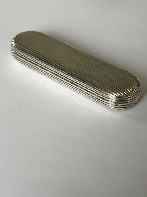 GEORGE III STERLING SILVER TOOTHPICK HOLDER CASE BOX LONDON 1806 PHIPPS ROBINSON - ADDITIONAL PHOTO 6
