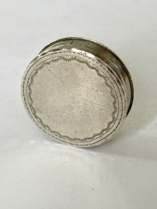ANTIQUE GEORGE III STERLING SILVER PATCH BOX BIRMINGHAM 1796 SAMUEL PEMBERTON - ADDITIONAL PHOTO 6