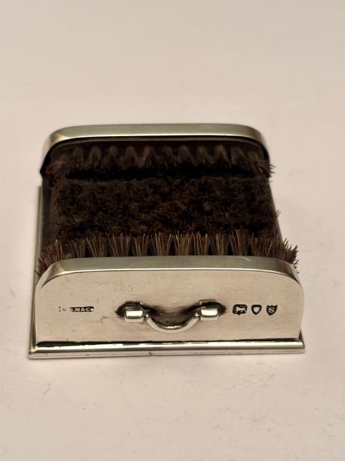 SAMPSON MORDAN VICTORIAN NOVELTY SILVER FOUNTAIN PEN BOOT BRUSH LONDON 1893 - ADDITIONAL PHOTO 1