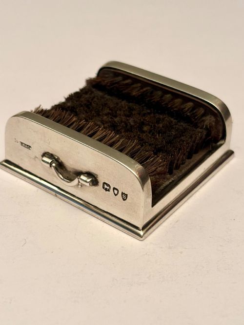 SAMPSON MORDAN VICTORIAN NOVELTY SILVER FOUNTAIN PEN BOOT BRUSH LONDON 1893 - ADDITIONAL PHOTO 4