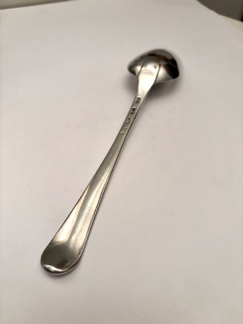 ANTIQUE SILVER OLD ENGLISH PATTERN TABLESPOON HAMPTON PRINCE YORK C1780 - ADDITIONAL PHOTO 1