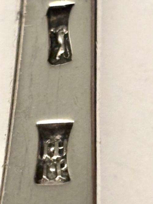 ANTIQUE SILVER OLD ENGLISH PATTERN TABLESPOON HAMPTON PRINCE YORK C1780 - ADDITIONAL PHOTO 2