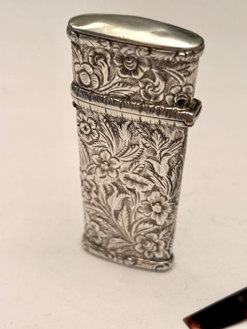 ANTIQUE WILLIAM IV SILVER CASED FLEAM FOR BLOOD LETTING TAYLOR PERRY BHAM 1834 - ADDITIONAL PHOTO 10