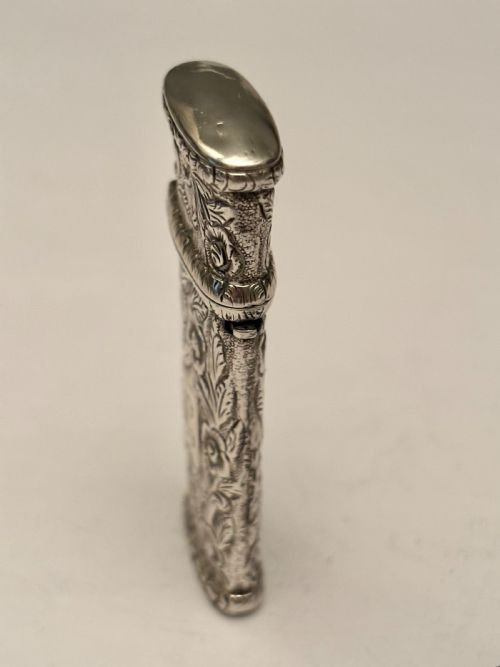 ANTIQUE WILLIAM IV SILVER CASED FLEAM FOR BLOOD LETTING TAYLOR PERRY BHAM 1834 - ADDITIONAL PHOTO 11
