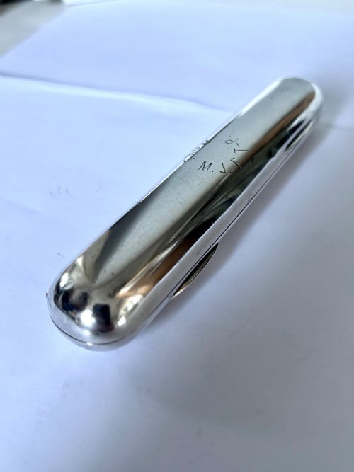 VICTORIAN SILVER GILT SINGLE TUBE CIGAR CASE DAVID JELLICOE BAKER LONDON 1882 - ADDITIONAL PHOTO 1