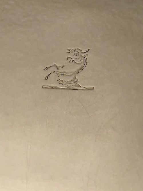 GEORGE III SILVER WAITER SALVER TRAY LONDON 1781 JOHN CROUCH I THOMAS HANNAM - ADDITIONAL PHOTO 4