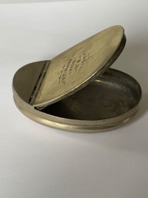A WORLD WAR I WWI METAL SNUFF BOX DATED 1917 W FIELDER FROM WS - ADDITIONAL PHOTO 5