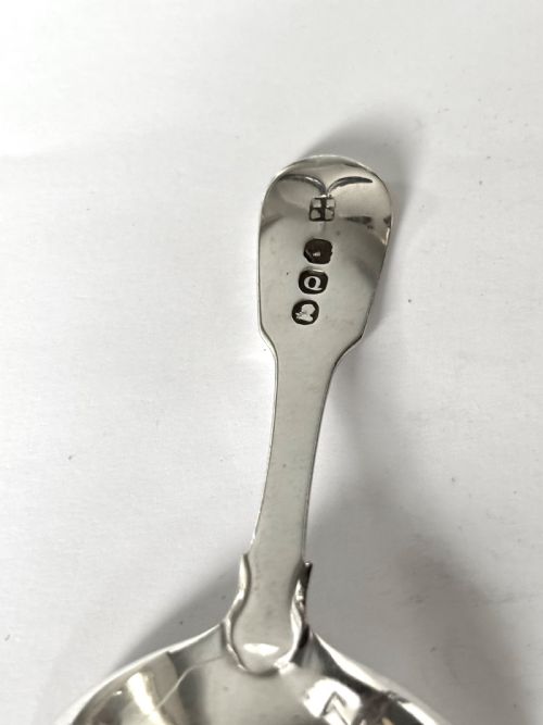 GEORGE III SILVER CADDY SPOON PETER WILLIAM BATEMAN LONDON 1811 - ADDITIONAL PHOTO 3