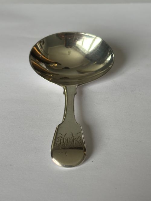 george iii silver caddy spoon peter william bateman london 1811 - CATEGORY: ANTIQUE SILVER - DATED GEORGIAN
