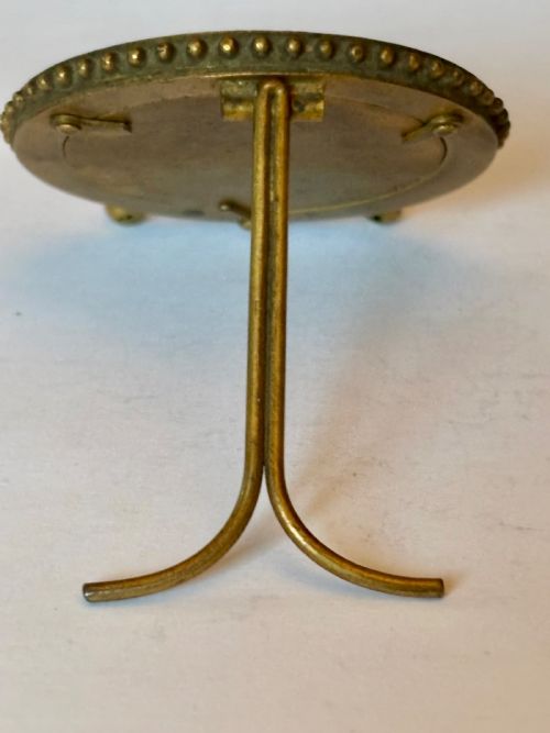 19TH CENTURY VICTORIAN ITALIAN MICRO MOSAIC PHOTO PICTURE FRAME WITH BALL FEET - ADDITIONAL PHOTO 6