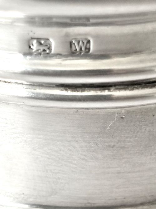 GEORGE V ART DECO SILVER DRESSING TABLE BOX RING TRINKET WILLIAM GRIFFITHS 1921 - ADDITIONAL PHOTO 10