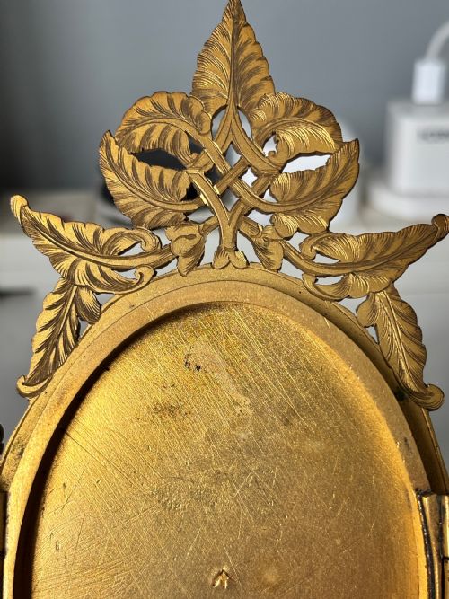 VICTORIAN GILT METAL BRASS TRIPLE PHOTO PICTURE FRAME JOHN JOSEPH MECHI C1850 - ADDITIONAL PHOTO 14