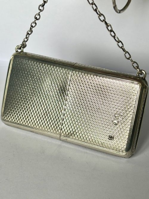 VICTORIAN SILVER PURSE DETACHABLE INTO 2 PARTS LONDON 1872 WRIGHT DAVIES - ADDITIONAL PHOTO 12